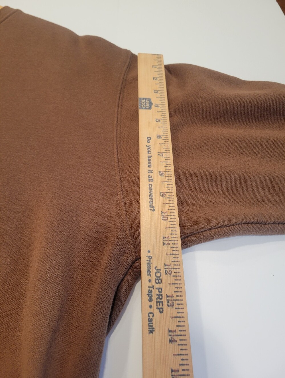 Reflex Embroidered Butterfly Brown Sweatshirt Womens 2XL Casual Fall Comfy - Picture 8 of 11